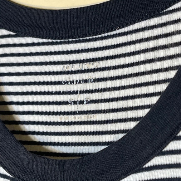 Eileen Fisher Black and White Striped Tank Top - Picture 5 of 7